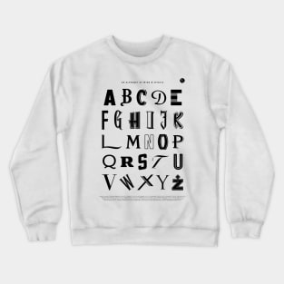 An Alphabet of Wines & Spirits Crewneck Sweatshirt